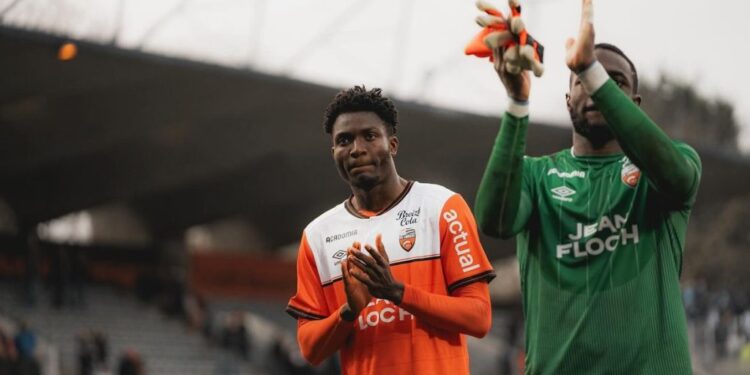 FC Lorient defender Nathaniel Adjei withdraws from Ghana squad ahead of Nigeria, Uganda friendlies