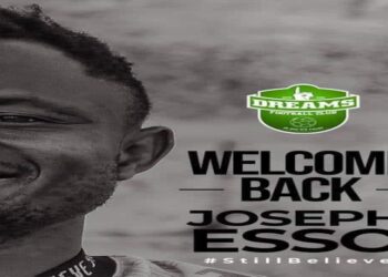 Joseph Esso returns to Dreams FC after MC Alger spell