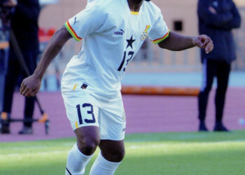 “Good to be back with the boys” – Tariq Lamptey reacts after marking Black Stars return