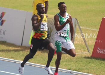 Ghanaian sprinters Benjamin Azamati, two others shine in men’s 100m at 2023 African Games