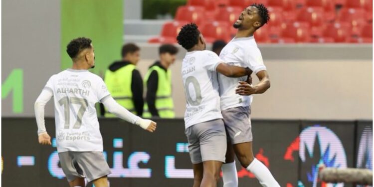 VIDEO: Watch Bernard Mensah’s 11th goal of the season for Al-Tai in Al Hazem win