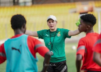 J.E Sarpong urges Ghana FA to retain Nora Hauptle as Black Queens coach despite Olympic games setback