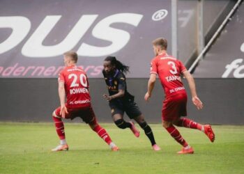 Majeed Ashimeru makes triumphant return from injury for Anderlecht after 2023 AFCON setback