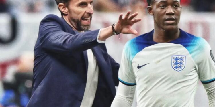 Gareth Southgate lauds rising star Kobbie Mainoo after impressive England debut