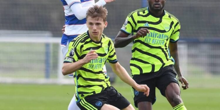 Thomas Partey features in Arsenal U21’s 4-0 defeat to Queens Park Rangers