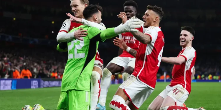 Arsenal secures UEFA Champions League quarter-final berth after penalty drama against FC Porto