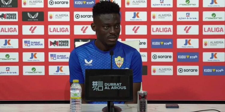 “The team’s situation is complicated and it affects me”- Ghanaian midfielder Iddrisu Baba on UD Almeria