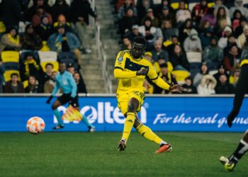 Ghanaian forward Forster Ajago scores brace in Nashville SC’s CONCACAF Champions Cup debut