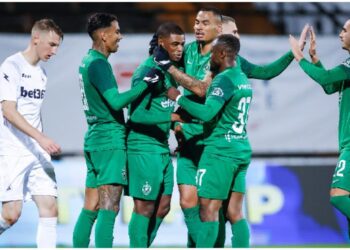 Ghanaian attacker Kwadwo Duah scores for PFC Ludogorets Razgrad in win over Botev Plovdiv