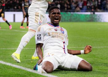 Ghana’s top talent Ernest Nuamah on target for Lyon in French Ligue 1