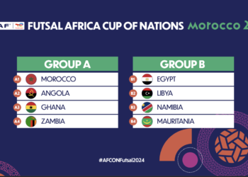 The full Draw for the TotalEnergies CAF Futsal AFCON 2024
