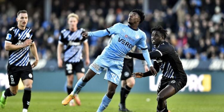 Ghanaian forward Mohammed Fuseini scores to salvage crucial point for Randers FC against Odense