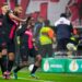 Ghanaian defender Jeremie Frimpong scores for Bayer Leverkusen in German Cup semifinal win over Fortuna Düsseldorf