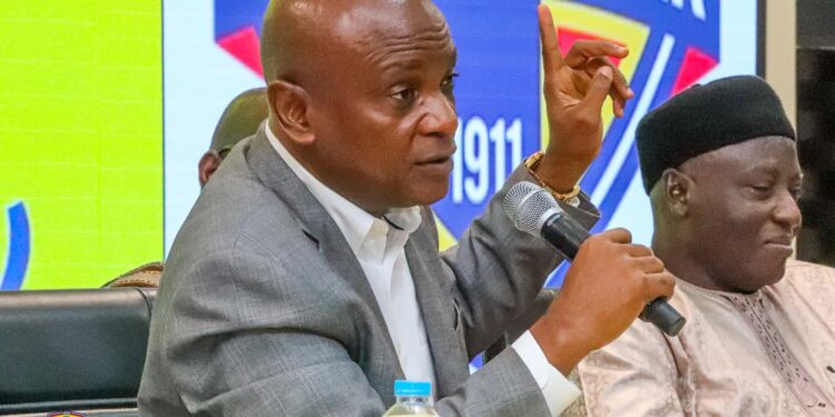 Hearts of Oak’s board chairman Togbe Afede XIV pleased with head coach Aboubakar Ouattara