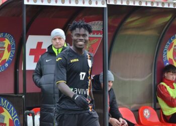 Ghanaian youngster Emmanuel Mensah scores again in Romania
