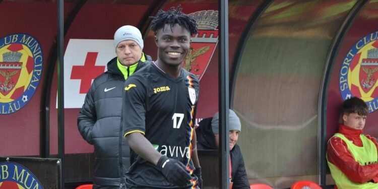 Ghanaian youngster Emmanuel Mensah scores again in Romania