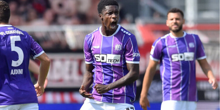 German-born Ghanaian forward Christian Conteh on target as VfL Osnabruck beat Greuther Fürth