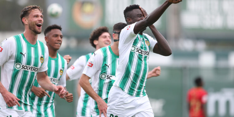 Abdul- Aziz Yakubu on target for Rio Ave in the Portuguese topflight