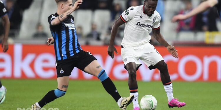 Club Brugge defeats Baba Rahman’s PAOK in Europa Conference League in 1/8 finals