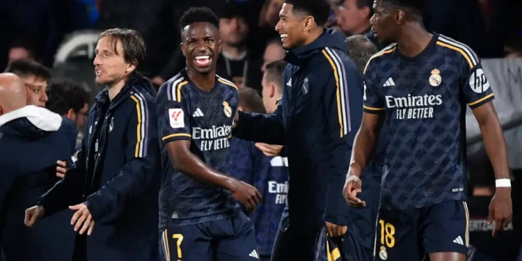 UEFA Champions League: Vinicius bags brace as Real Madrid hold Bayern Munich in semifinal first leg