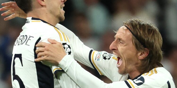 UEFA Champions League: Real Madrid and Manchester City share spoils in thrilling draw at the Bernabeu