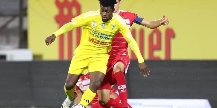 Ghanaian forward Benjamin Nyarko scores again in SV Lafnitz draw against Amstetten in Austria