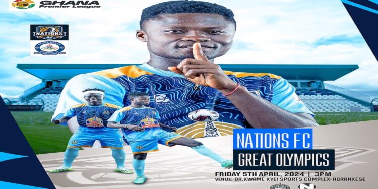 Ghana Premier League matchweek 24 Preview: Nations FC vs Great Olympics