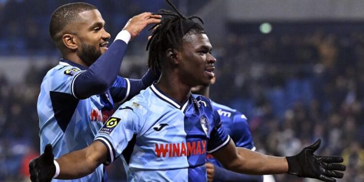 Ghanaian attacker Emmanuel Afriyie Sabbi scores to rescue Le Havre from defeat at Lens