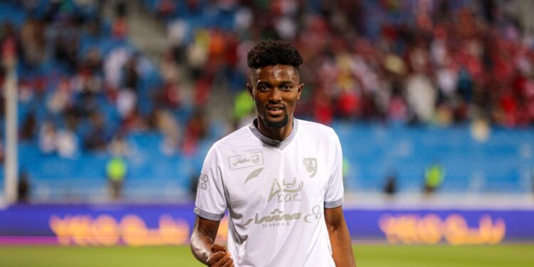 Ghanaian midfielder Bernard Mensah on target as Al Taee beat Al Riyadh