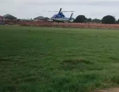 Helicopter makes emergency landing at Hearts of Oak training complex at Pobiman