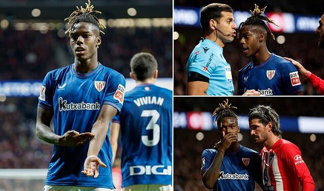 “This behaviour shouldn’t be tolerated” – Inaki Williams reacts to alleged racist abuse from Atletico Madrid fans against Nico Williams