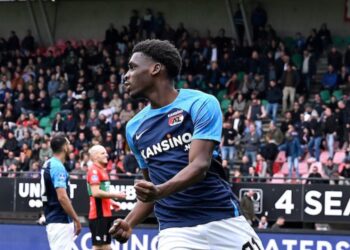 Ghanaian young forward Ernest Poku scores first Eredivisie goal as AZ Alkmaar whip NEC Nijmegen