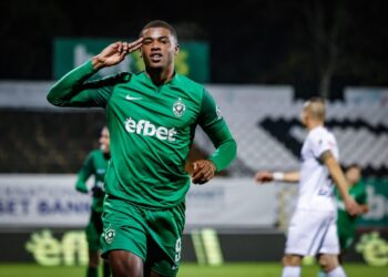 Ghanaian forward Kwadwo Duah scores for PFC Ludogorets Razgrad in win over Levski Sofia