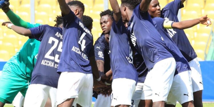 Accra Lions secures first-ever Premier League victory over Hearts of Oak 