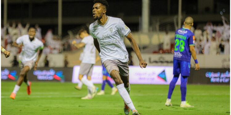 Bernard Mensah’s bags brace to power Al Tai to crucial comeback win over Al Fateh in Saudi Pro League