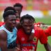 Asante Kotoko hero Steven Mukwala celebrates Hearts of Oak’s defeat