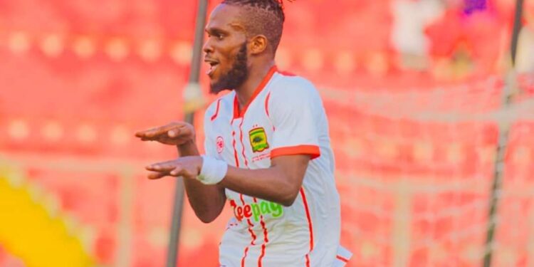 Asante Kotoko striker Steven Mukwala dreams of Ghana Premier League Goal King Gong