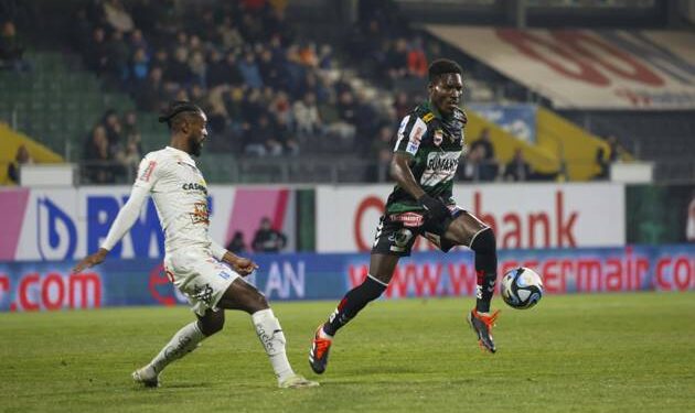 Ghanaian defender Lumor Agbenyenu shines in SV Ried narrow win over Sturm Graz