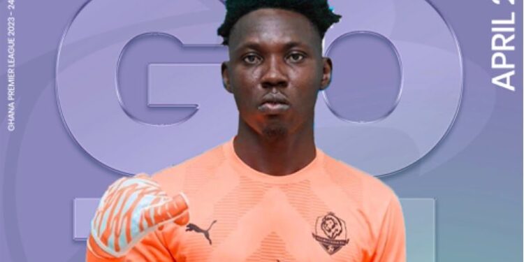 Accra Lions goalkeeper Andrews Owusu named Goalkeeper of the Month