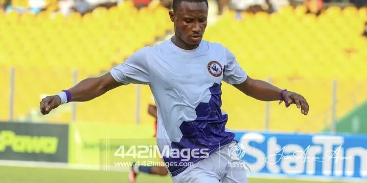 “We are not going to spare Hearts of Oak” – Berekum Chelsea defender Yaw Darkwah warns