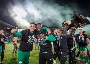 Ghanaian attacker Bernard Tekpetey wins fourth consecutive Bulgarian league title with Ludogorets