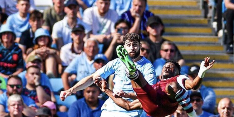VIDEO: Mohammed Kudus scores spectacular overhead kick in West Ham’s final Premier League game against Manchester City
