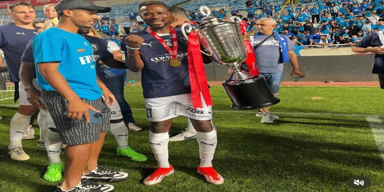 Ghanaian striker Patrick Twumasi wins historic Cypriot Cup with Pafos FC