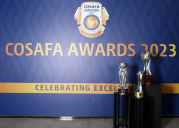 Percy Tau wins the “Best Men’s Player” of the inaugural COSAFA Awards