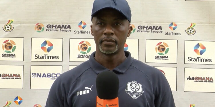 Ibrahim Tanko lauds Accra Lions players after historic win over Hearts of Oak