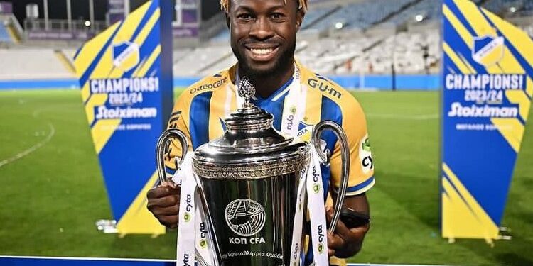 Kingsley Sarfo to play in next season’s UEFA Champions League with APOEL