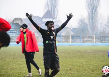 Ghanaian youngster Emmanuel Mensah scores brace as CSM Sighetu Marmatiei draw with Satu Mare in Romanian second-tier