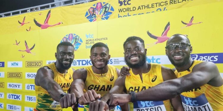 World Athletics Relay 2024: Ghana and Nigeria secure tickets to Paris 2024 in Men’s 4x100m Relay