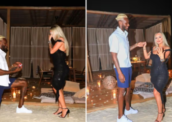 Jerome Opoku: Başakşehir FK defender proposes to girlfriend ahead of joining Black Stars camp (PHOTOS)
