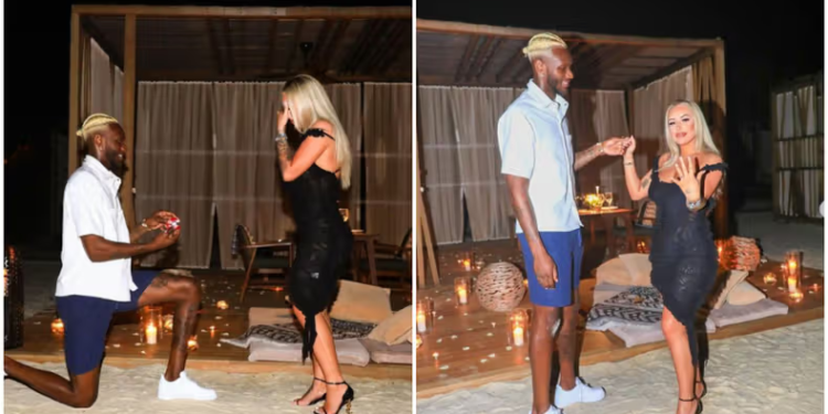Jerome Opoku: Başakşehir FK defender proposes to girlfriend ahead of joining Black Stars camp (PHOTOS)